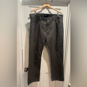 Men’s Gap denim, dark gray jeans.  Straight fit 38×32.